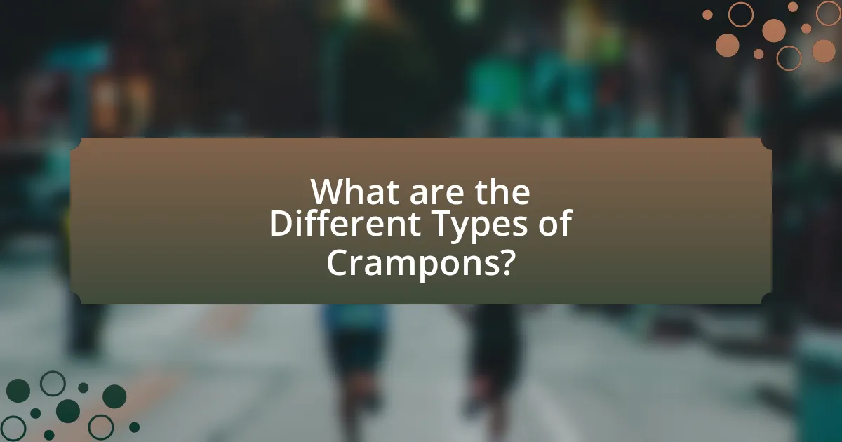 What are the Different Types of Crampons?
